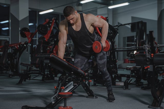 Stijlvolle fitness man